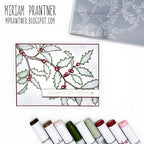 Simon Says Stamp! Simon Says Stamp Embossing Folder HOLLY BRANCH sf248 | color-code:ALT8