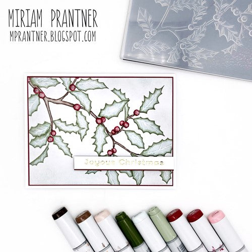 Simon Says Stamp! Simon Says Stamp Embossing Folder HOLLY BRANCH sf248 | color-code:ALT8