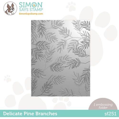 Simon Says Stamp! Simon Says Stamp Embossing Folder DELICATE PINE BRANCHES sf251