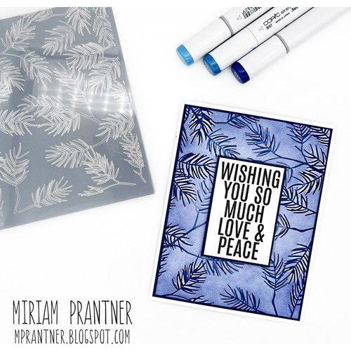 Simon Says Stamp! Simon Says Stamp Embossing Folder DELICATE PINE BRANCHES sf251 | color-code:ALT0
