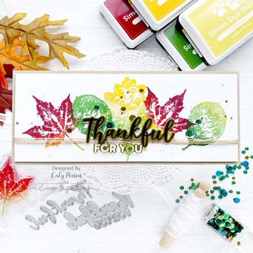 Simon Says Stamp! Simon Says Clear Stamps REAL LEAVES sss302417 | color-code:ALT2