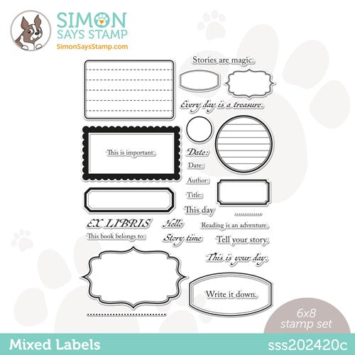 Simon Says Clear Stamps MIXED LABELS sss202420c