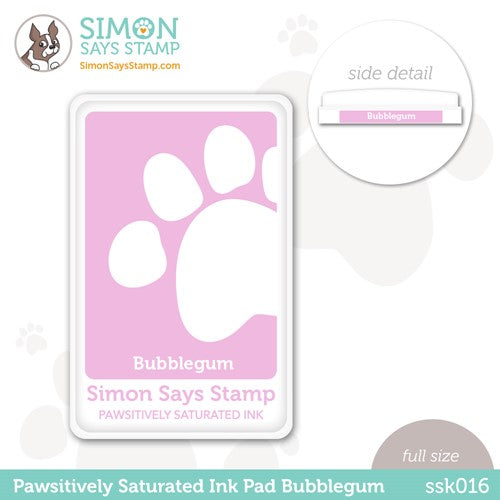 Simon Says Stamp! Simon Says Stamp Pawsitively Saturated Ink Pad BUBBLEGUM ssk016