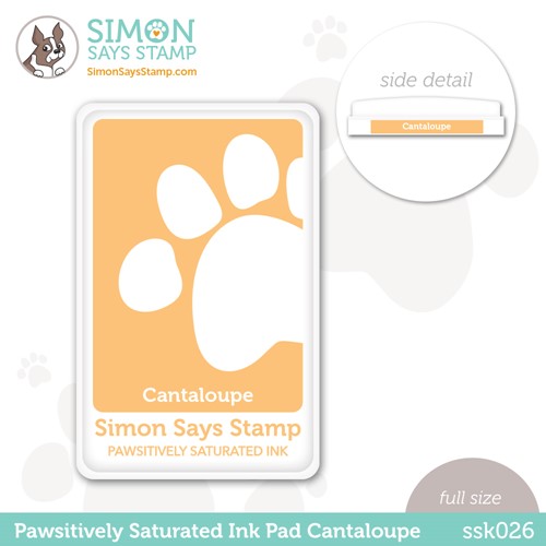 Simon Says Stamp! Simon Says Stamp Pawsitively Saturated Ink Pad CANTALOUPE ssk026