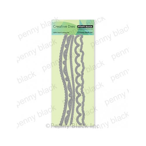 Simon Says Stamp! Penny Black BORDER COLLECTION Thin Metal Creative Dies 51-717