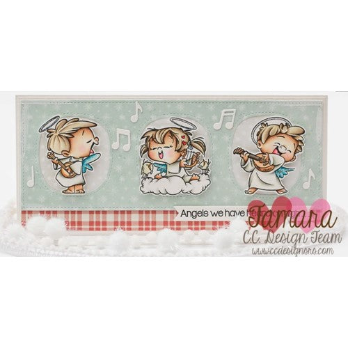 Simon Says Stamp! C.C. Designs TINY ANGELS Clear Stamp Set ccd0222