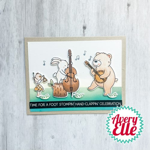 Simon Says Stamp! Avery Elle Clear Stamps FOREST DANCE PARTY ST-21-39*