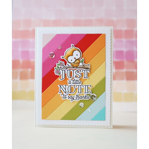Simon Says Stamp! Mama Elephant NOTE OF THANKS Creative Steel Dies | color-code:ALT1