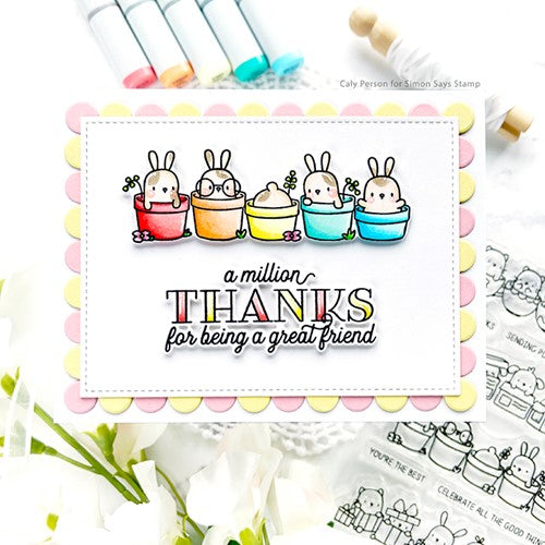 Simon Says Stamp! Mama Elephant NOTE OF THANKS Creative Steel Dies | color-code:ALT2