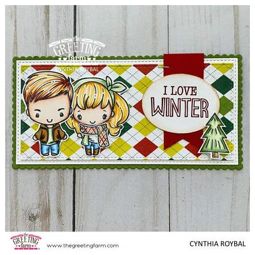 Simon Says Stamp! The Greeting Farm WINTER MINI REMIX Clear Stamps tgf608 | color-code:ALT2