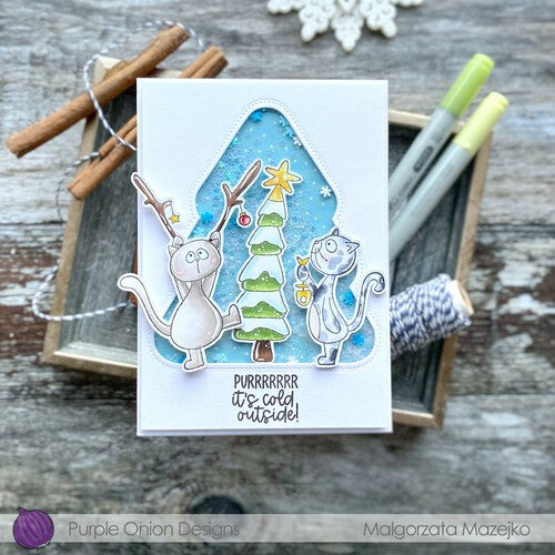 Simon Says Stamp! Purple Onion Designs OLLIE Cling Stamp pod4062*