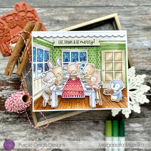 Simon Says Stamp! Purple Onion Designs ROOM BACKGROUND Cling Stamp pod1238