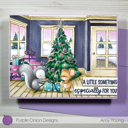 Simon Says Stamp! Purple Onion Designs ROOM BACKGROUND Cling Stamp pod1238
