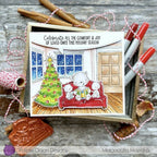 Simon Says Stamp! Purple Onion Designs ROOM BACKGROUND Cling Stamp pod1238