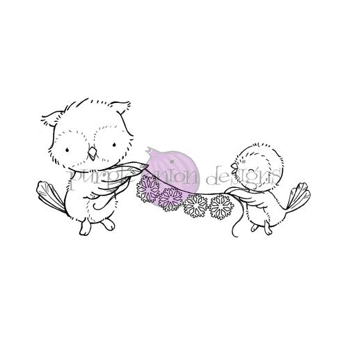 Simon Says Stamp! Purple Onion Designs SHIRLEY AND SHARON Cling Stamp pod1245*