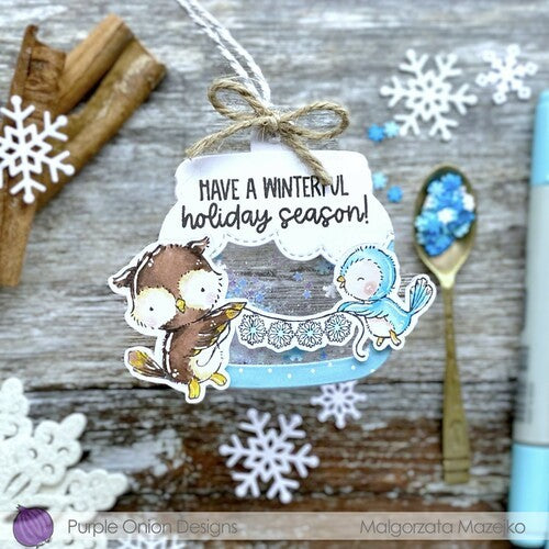 Simon Says Stamp! Purple Onion Designs SHIRLEY AND SHARON Cling Stamp pod1245*