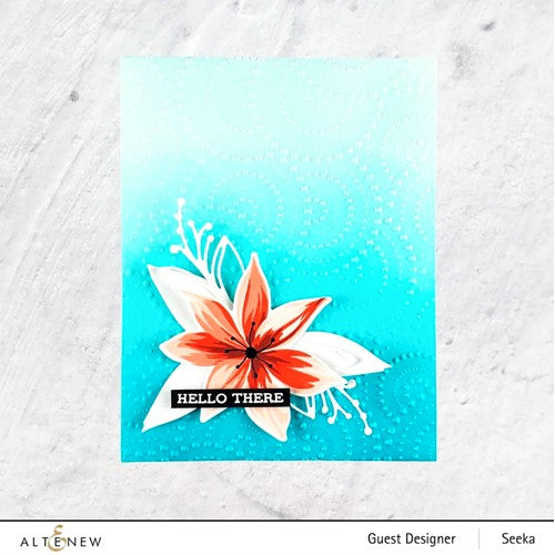 Simon Says Stamp! Altenew DOTTY CIRCLES 3D Embossing Folder ALT6651