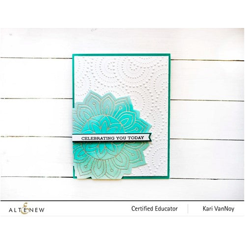 Simon Says Stamp! Altenew DOTTY CIRCLES 3D Embossing Folder ALT6651