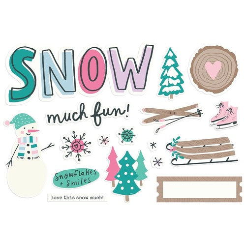 Simon Says Stamp! Simple Stories SNOW MUCH FUN Page Pieces 16625