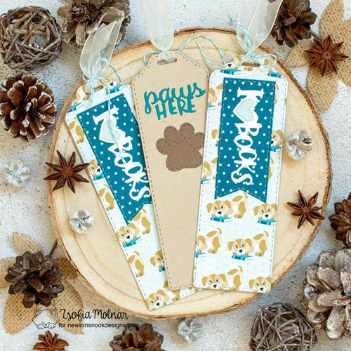 Simon Says Stamp! Newton's Nook Designs BOOKMARK Dies NN2111D05