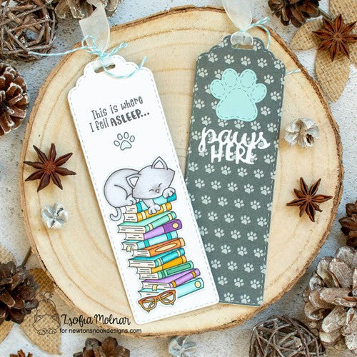 Simon Says Stamp! Newton's Nook Designs ALL BOOKED UP Clear Stamps NN2111S02