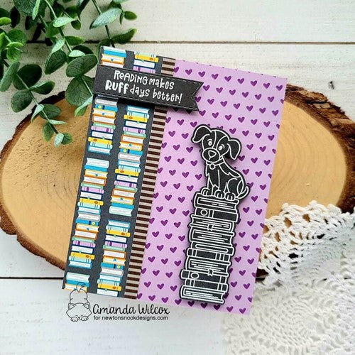 Simon Says Stamp! Newton's Nook Designs ALL BOOKED UP Clear Stamps NN2111S02