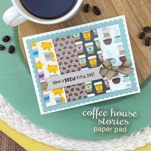 Simon Says Stamp! Newton's Nook Designs COFFEE HOUSE 6X6 Paper Pad NN2111P01