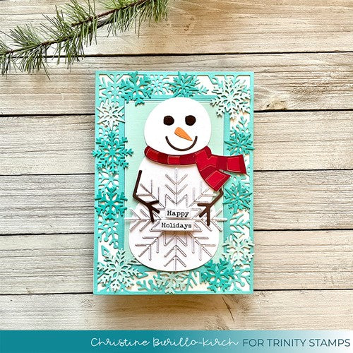 Simon Says Stamp! Trinity Stamps A7 SNOWFLAKE FRAME Die Set tmd110 | color-code:ALT03