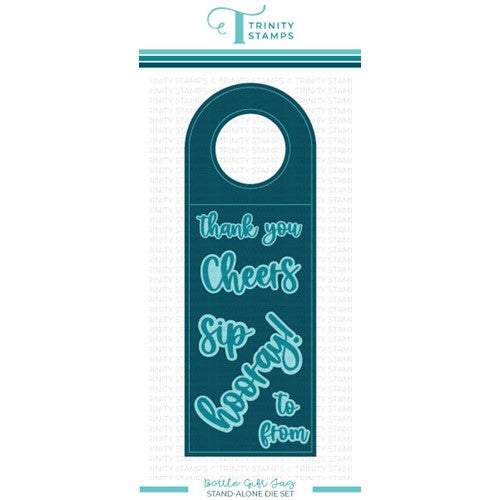 Simon Says Stamp! Trinity Stamps BOTTLE GIFT TAG Die Set tmd114