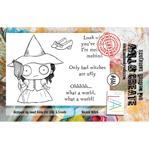 Simon Says Stamp! AALL & Create WICKED WITCH A7 Clear Stamps aall616