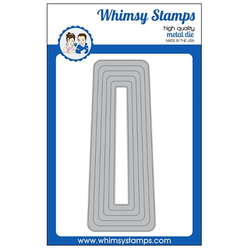 Simon Says Stamp! Whimsy Stamps SLIMLINE TAPERED FRAMES Die WSD314a*
