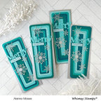 Simon Says Stamp! Whimsy Stamps SLIMLINE TAPERED FRAMES Die WSD314a*