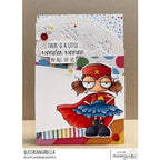 Simon Says Stamp! Stamping Bella MINI ODDBALL SUPERHERO Cling Stamps eb1083