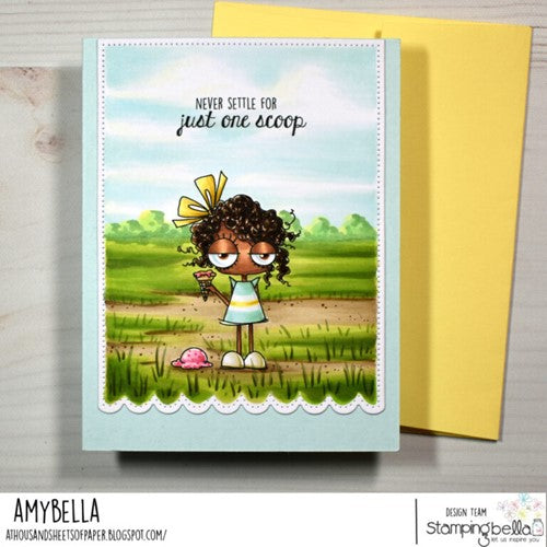 Simon Says Stamp! Stamping Bella MINI ODDBALL WITH ONE SCOOP Cling Stamps eb1085