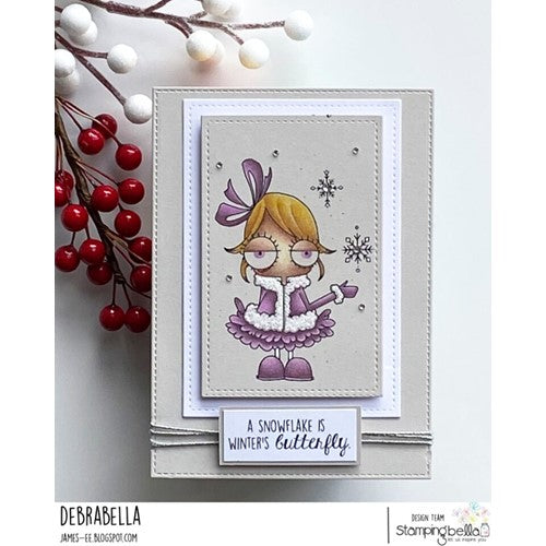 Simon Says Stamp! Stamping Bella MINI SNOWFLAKE ODDBALL Cling Stamps eb1086