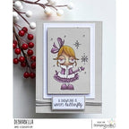 Simon Says Stamp! Stamping Bella MINI SNOWFLAKE ODDBALL Cling Stamps eb1086
