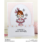 Simon Says Stamp! Stamping Bella MINI SNOWFLAKE ODDBALL Cling Stamps eb1086