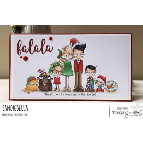 Simon Says Stamp! Stamping Bella ODDBALL CHRISTMAS PARENTS Cling Stamps eb1089
