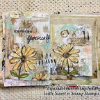 Simon Says Stamp! Sweet 'N Sassy SCRIPT BACKGROUND Clear Stamp sns-21-057
