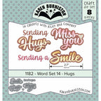 Simon Says Stamp! Karen Burniston WORD SET 14 HUGS TRIMS Dies 1182