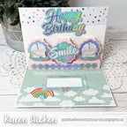 Simon Says Stamp! Karen Burniston WORD SET 14 HUGS TRIMS Dies 1182