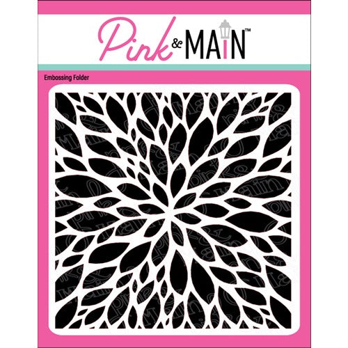 Simon Says Stamp! Pink and Main PETALS Embossing Folder PMT028