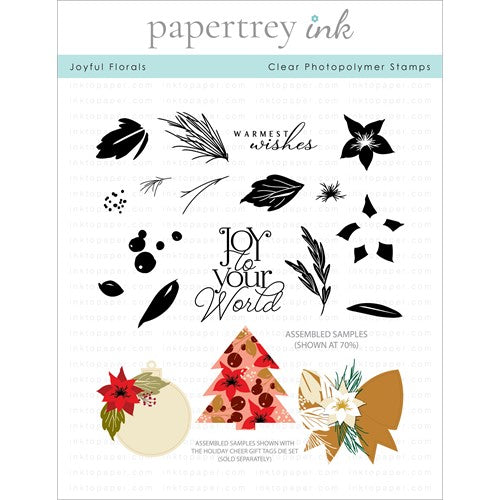 Simon Says Stamp! Papertrey Ink JOYFUL FLORALS Clear Stamps 1345*