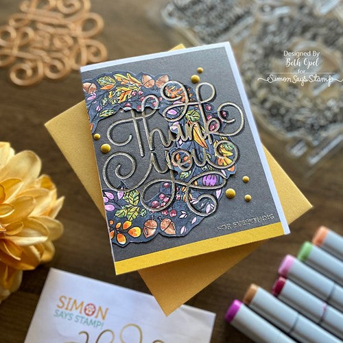 Simon Says Stamp! Simon Says Stamp THANKFUL WREATH Wafer Dies sssd112447c