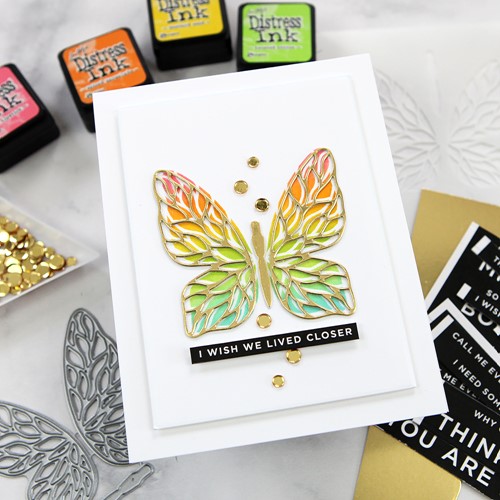 Simon Says Stamp! Simon Says Stamp Stencil STYLIZED BUTTERFLY ssst221585c | color-code:ALT4