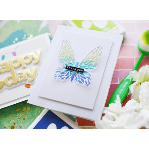 Simon Says Stamp! Simon Says Stamp STYLIZED BUTTERFLY Wafer Dies sssd112500c | color-code:ALT001