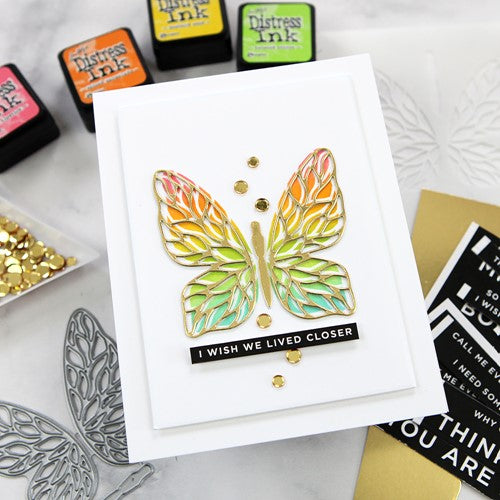 Simon Says Stamp! Simon Says Stamp STYLIZED BUTTERFLY Wafer Dies sssd112500c | color-code:ALT01