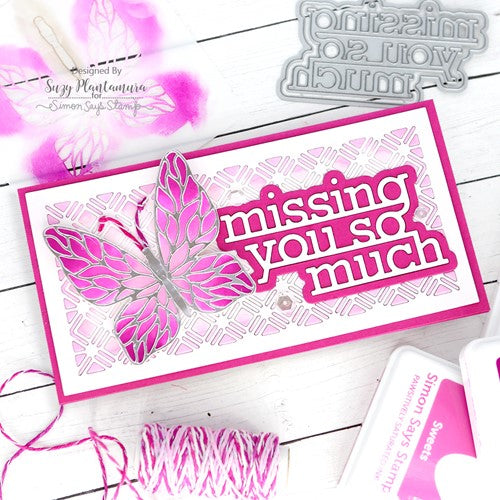 Simon Says Stamp! Simon Says Stamp STYLIZED BUTTERFLY Wafer Dies sssd112500c | color-code:ALT5