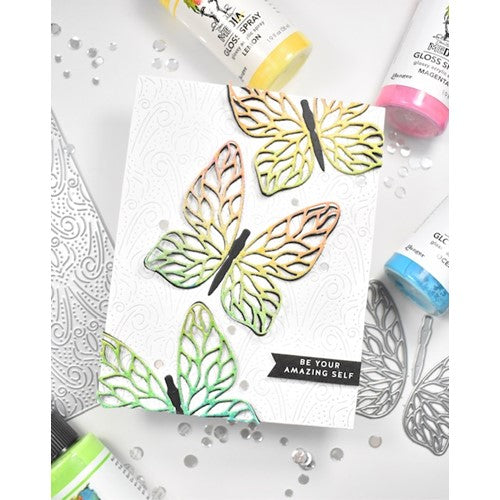 Simon Says Stamp! Simon Says Stamp STYLIZED BUTTERFLY Wafer Dies sssd112500c | color-code:ALT8