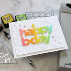 Simon Says Stamp! CZ Design Wafer Dies HAPPY B DAY czd154 | color-code:ALT0